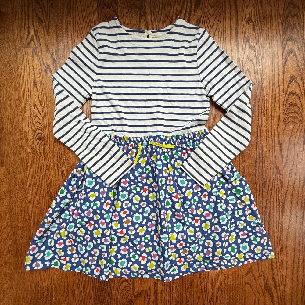 NWOT Mini Boden Hopscotch Dress 9-10 Years